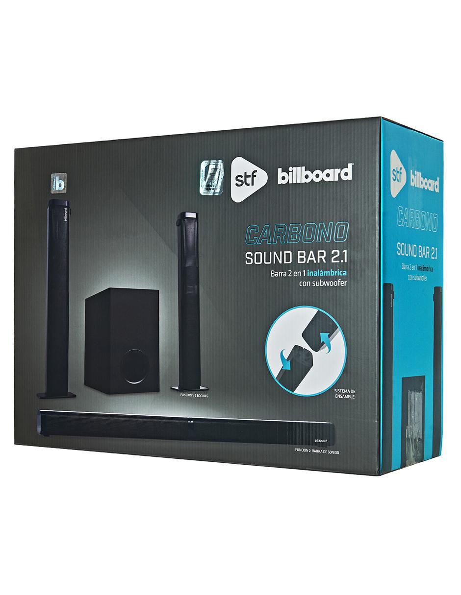 Barra de sonido Carbono 2.1 con subwoofer 10