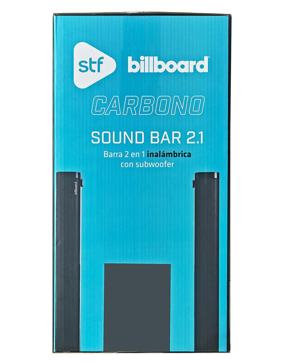 Barra de sonido Carbono 2.1 con subwoofer 12