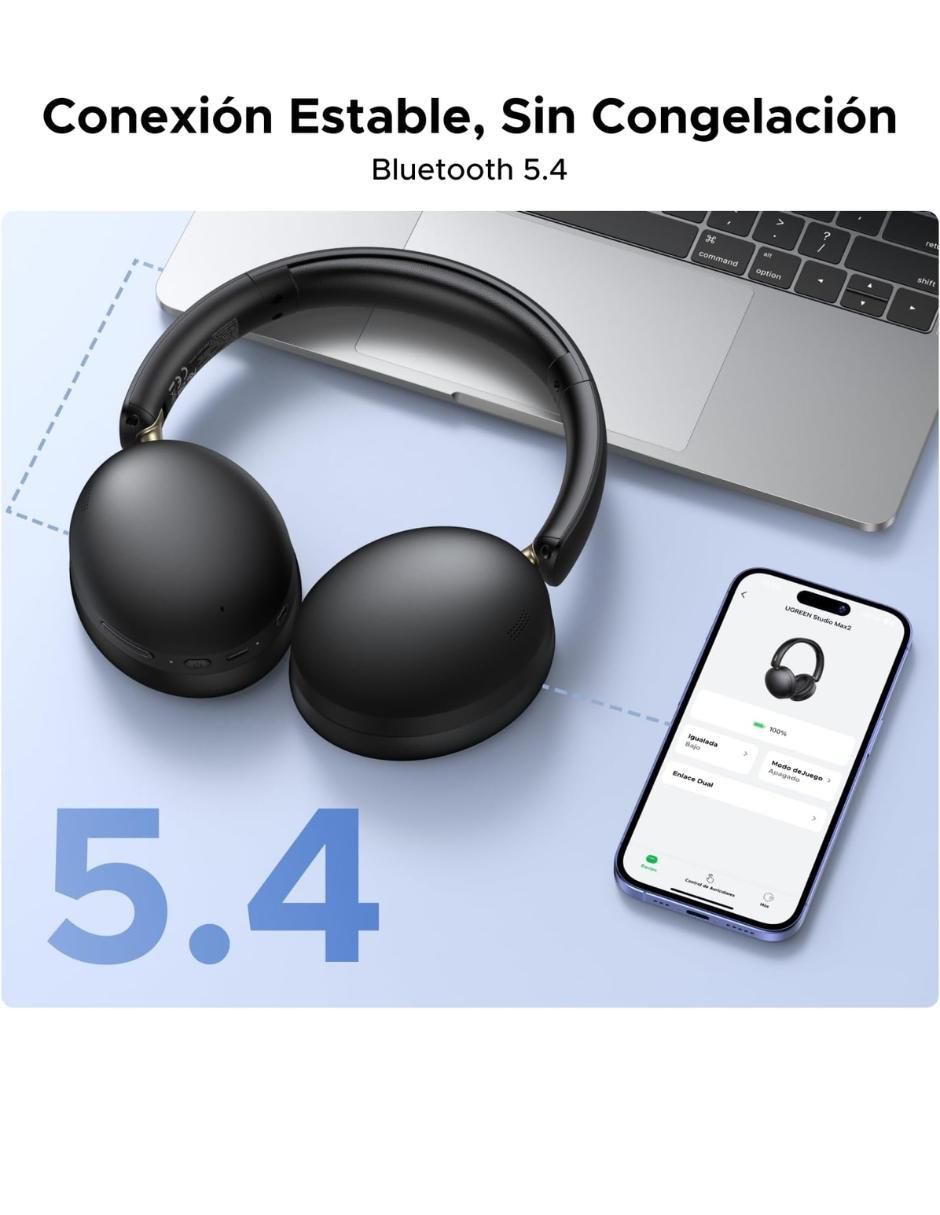 Audífonos on-ear Studio max2 inalámbricos con cancelación de ruido 5