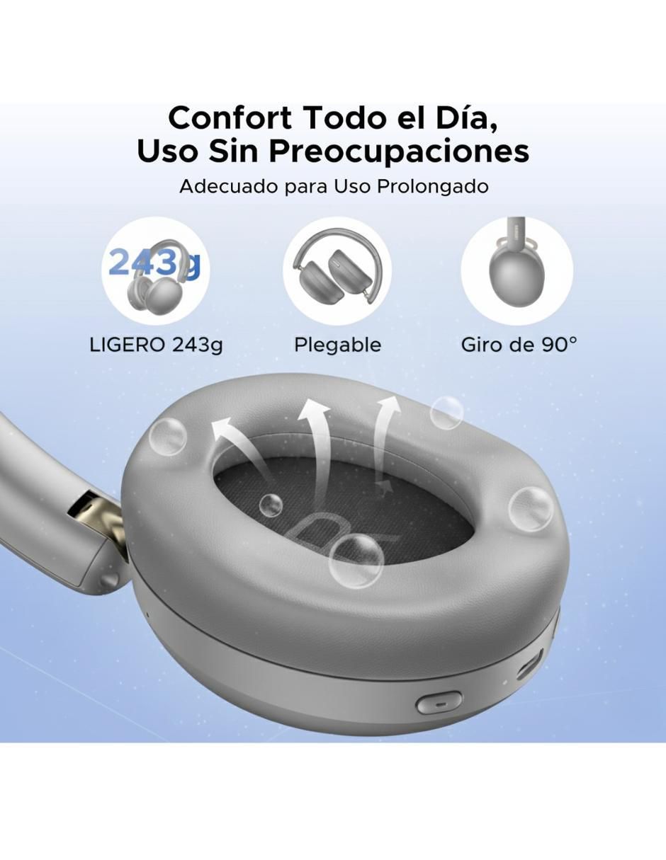 Audífonos On-Ear Studio Max2 inalámbricos con cancelación de ruido 6