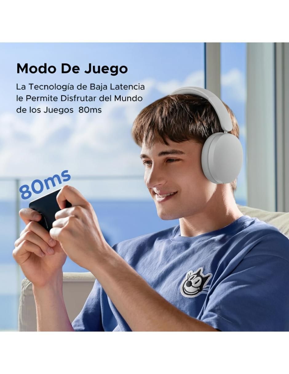 Audífonos On-Ear Studio Max2 inalámbricos con cancelación de ruido 8