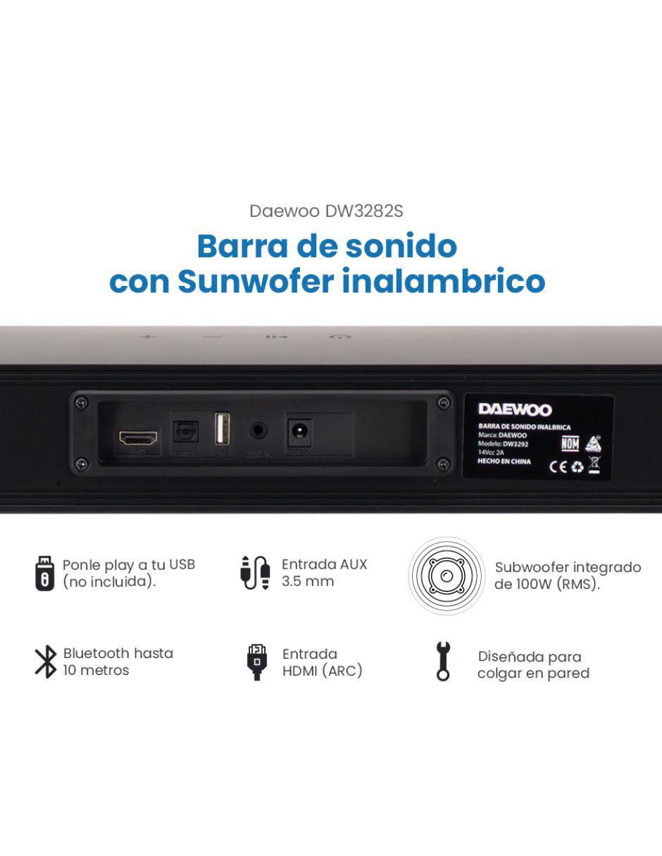 Barra de sonido dw3282s con subwoofer 4