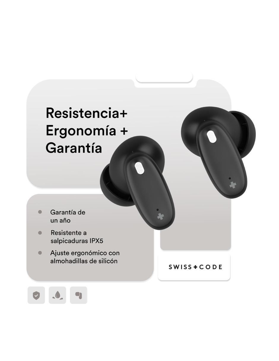 Audífonos In-Ear Swiss Code Sero inalámbricos con cancelación de ruido