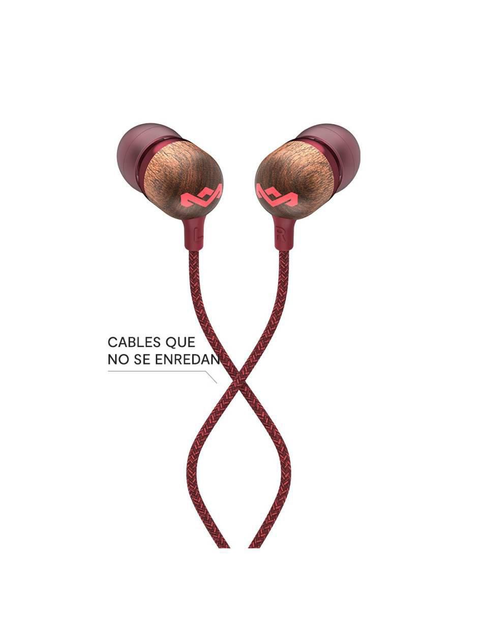 Audífonos in-ear EM-JE041-RD alámbricos 3