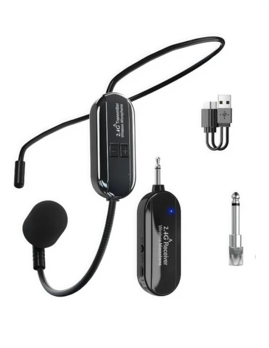Micrófono estéreo lavalier inalámbrico