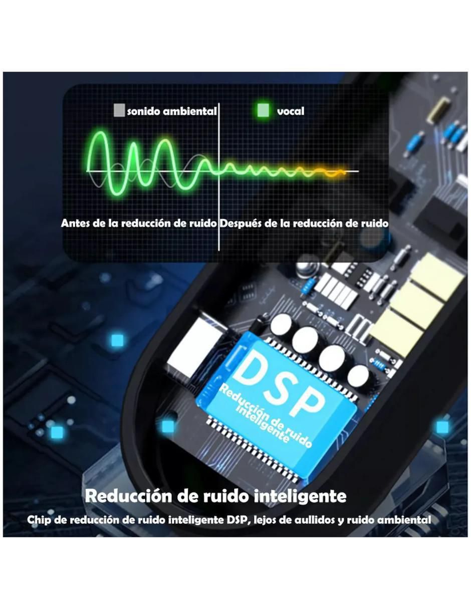 Micrófono estéreo lavalier inalámbrico 2