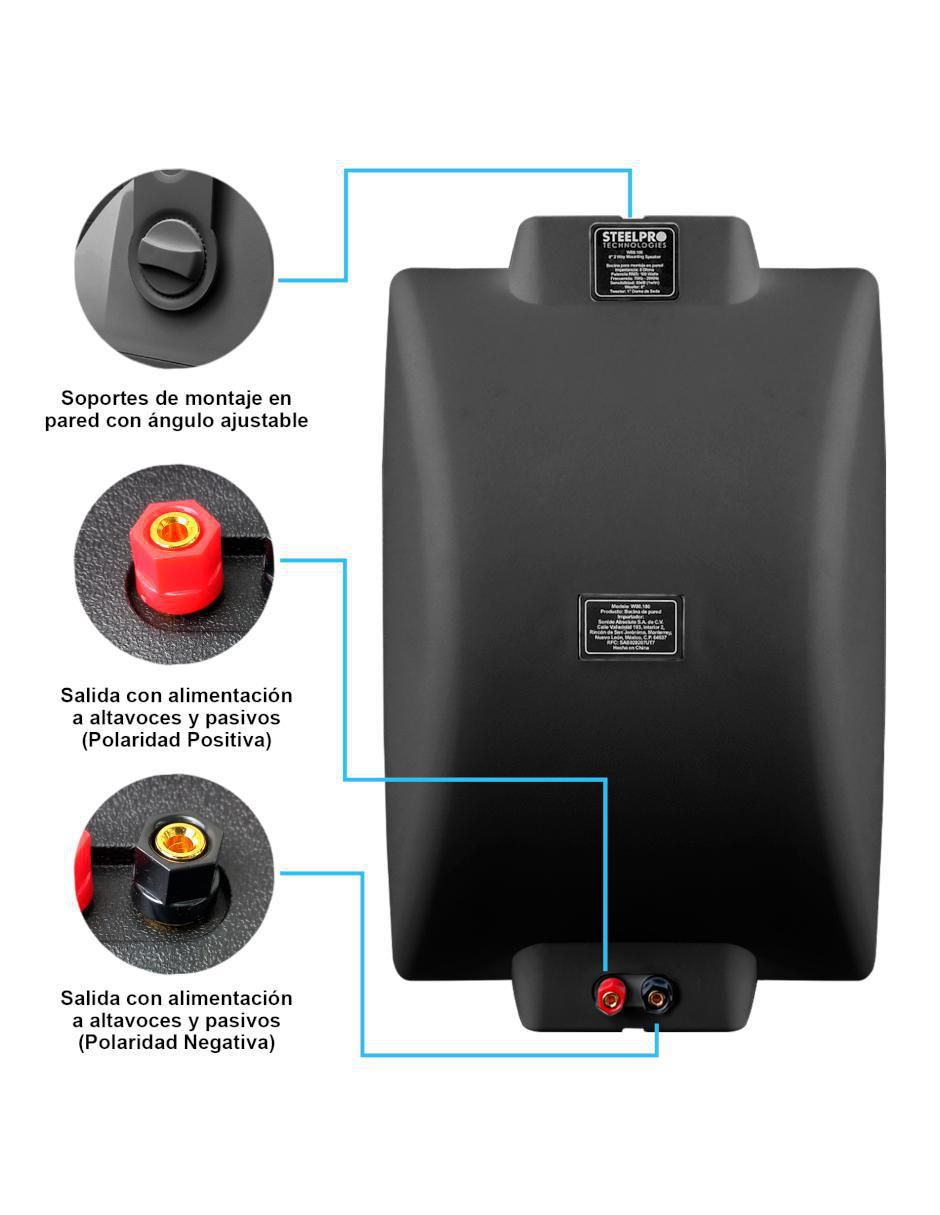 Bafle empotrable W80.100BLACK 2