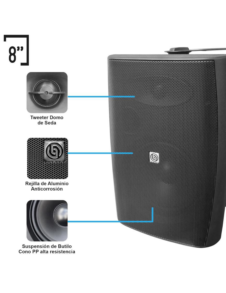 Bafle empotrable W80.100BLACK 3