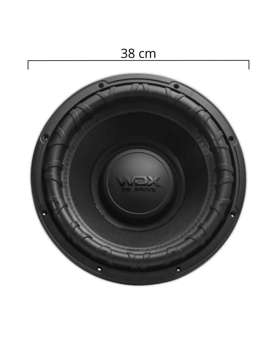 Subwoofer WDX15G5R.4 9