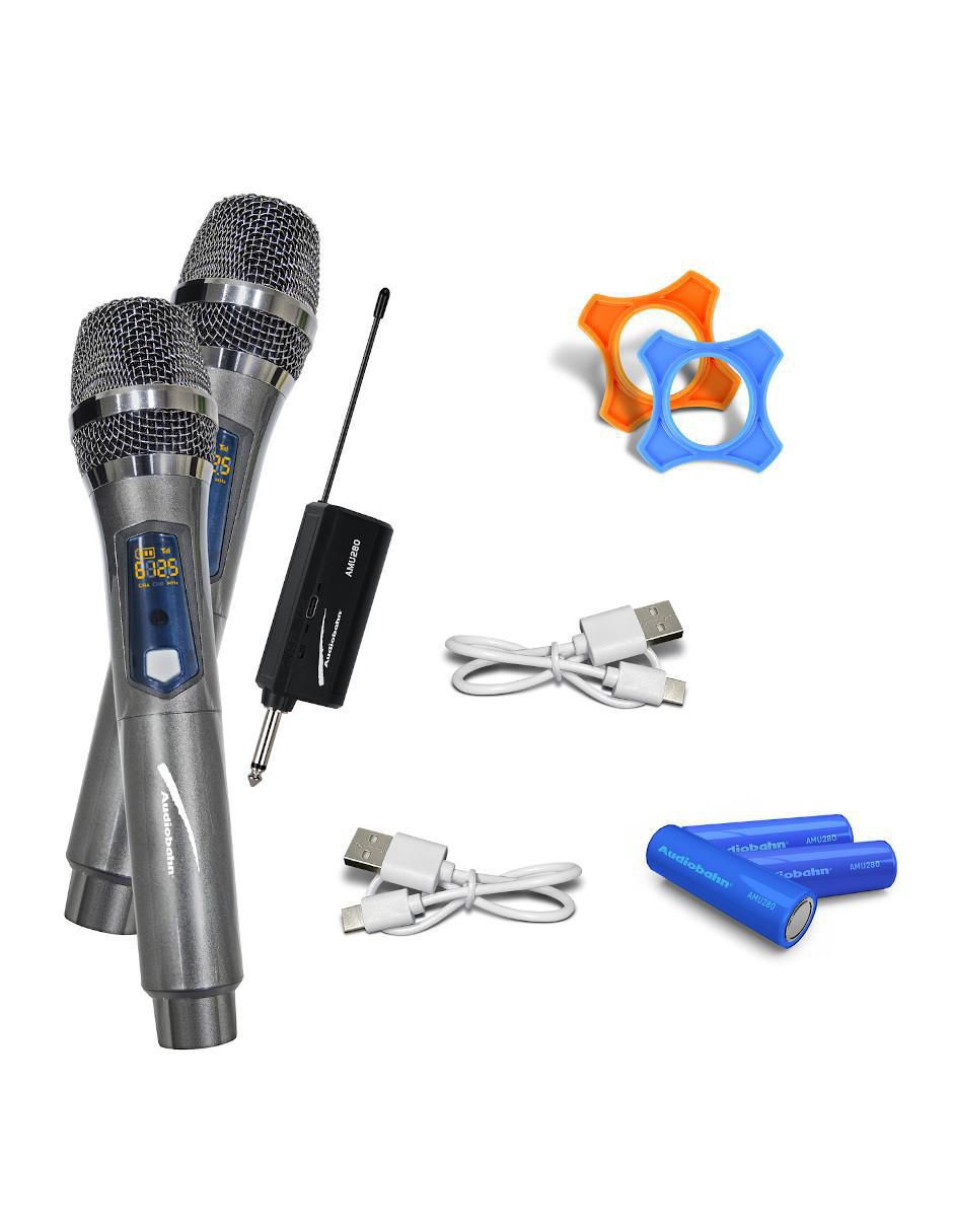 Set micrófono portátil inalámbricos AMU280 5