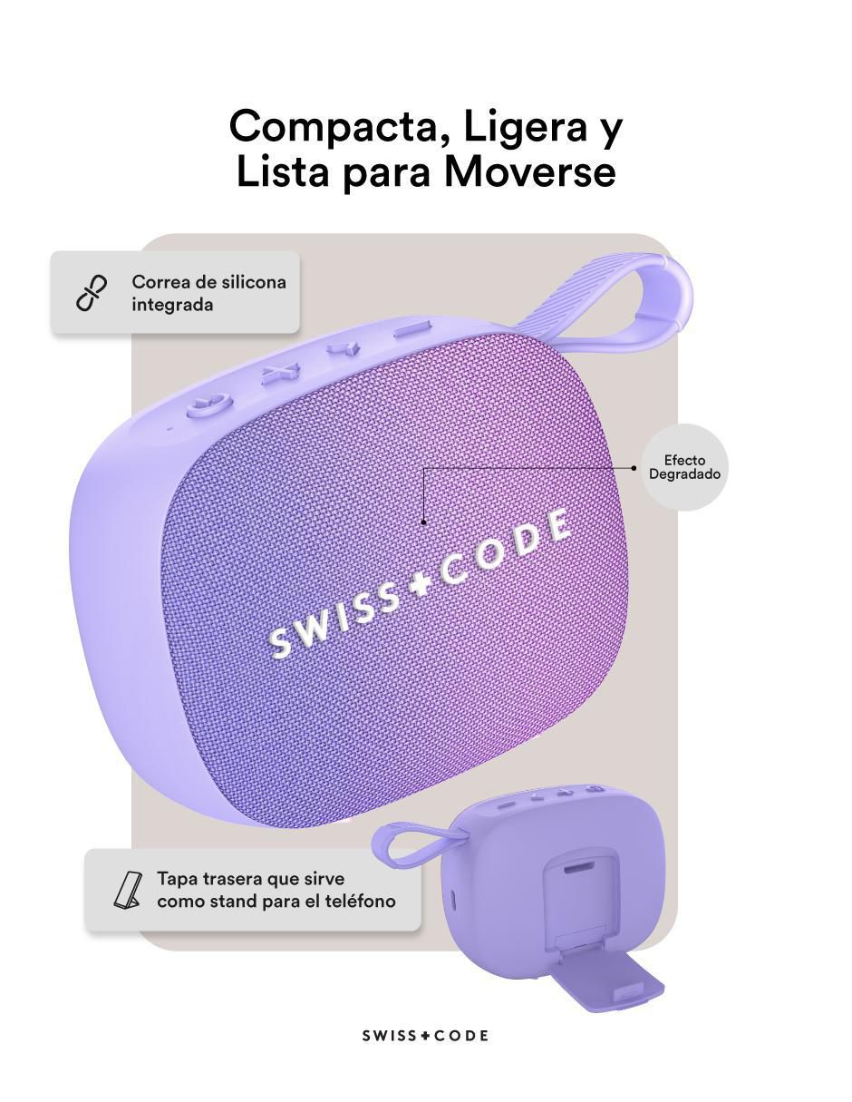 Bocina portátil Juno bluetooth 6