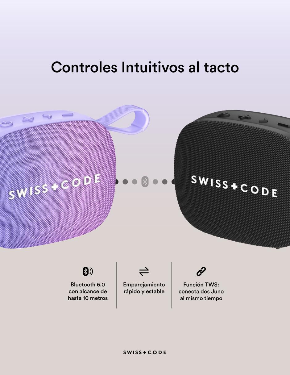 Bocina portátil Juno + Sero bluetooth 8