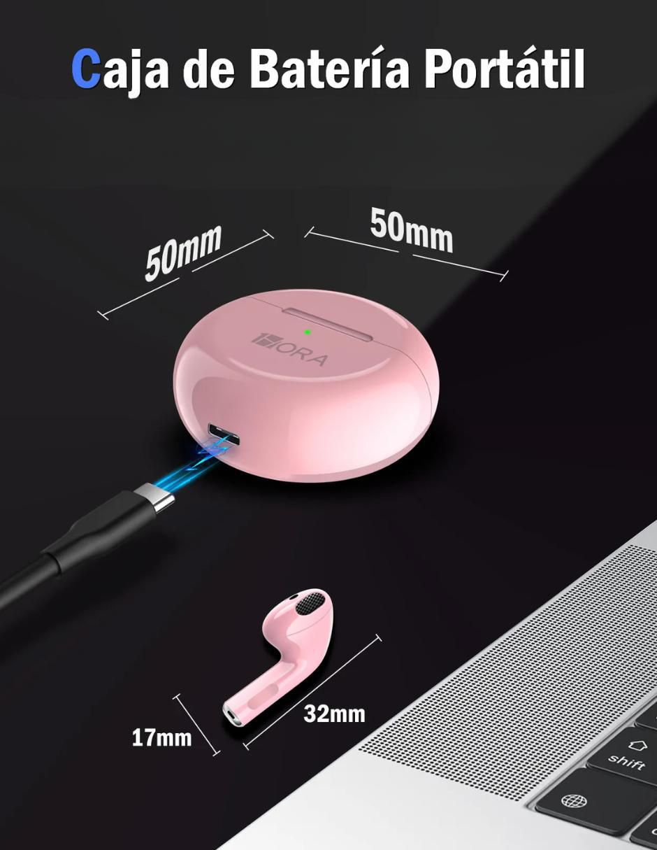 Audífonos in-ear AUT119 inalámbricos 5