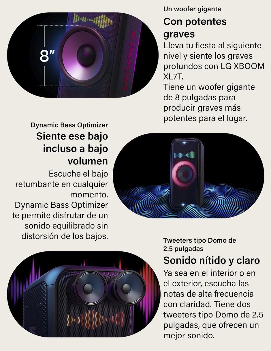 Bocina portátil XL7T bluetooth 5