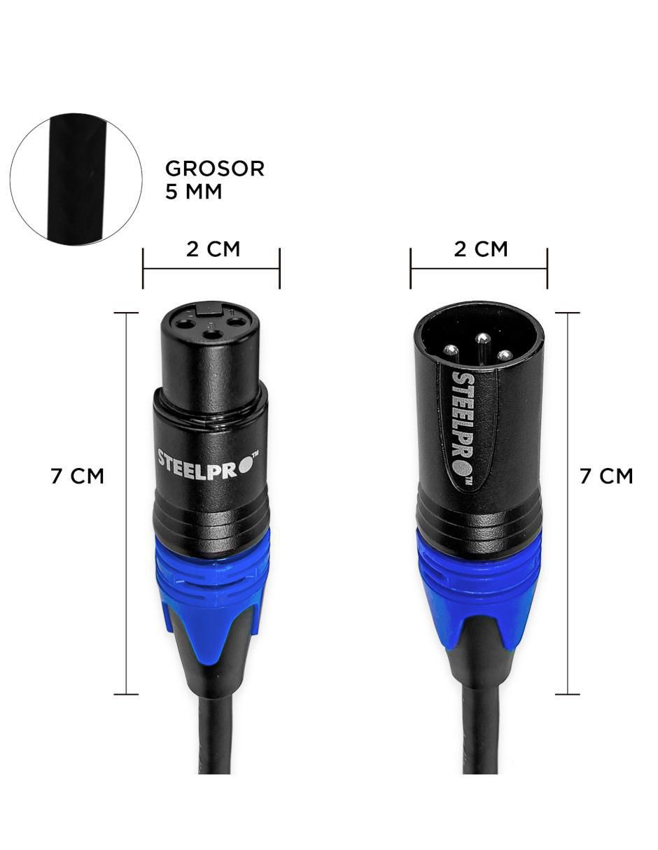 Cable XLR a tipo XLR de 3 m 5