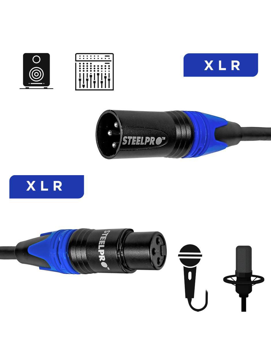 Cable XLR a tipo XLR de 3 m 3