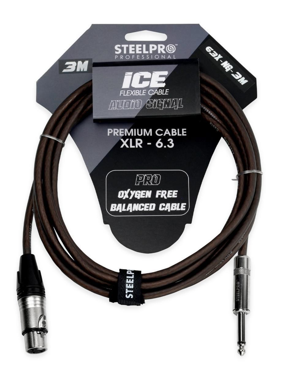 Cable XLR a tipo auxiliar 6.35 mm de 1 m
