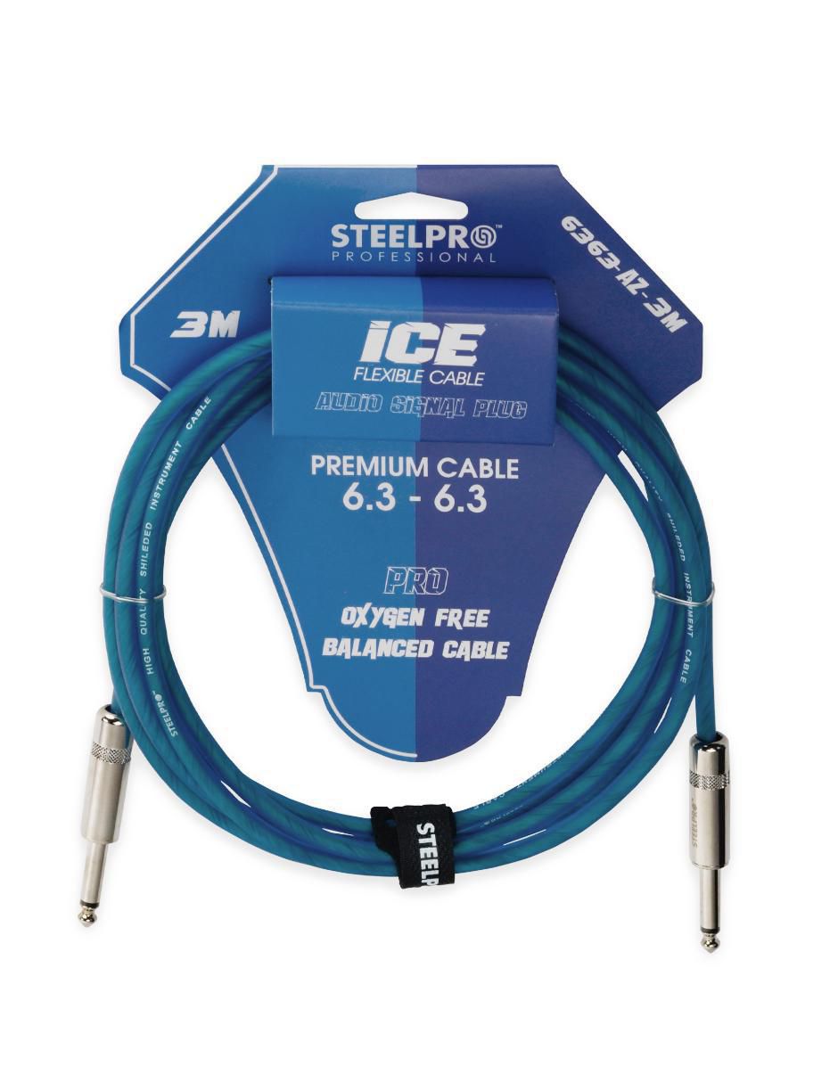 Cable auxiliar 6.35 mm a tipo auxiliar 6.35 mm de 1 m