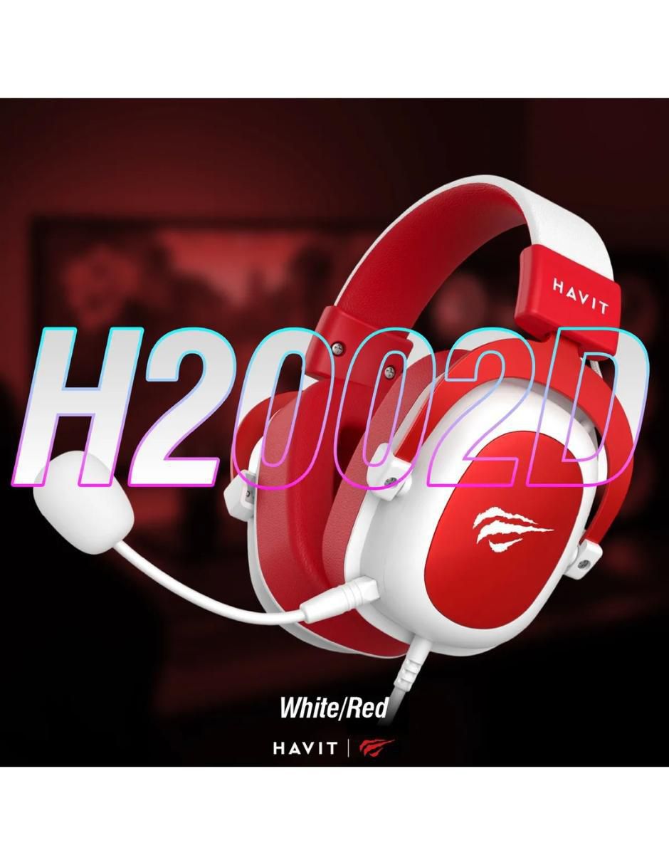 Audífonos on-ear havit h2002d alámbrica "con (si aplica)" no no aplica