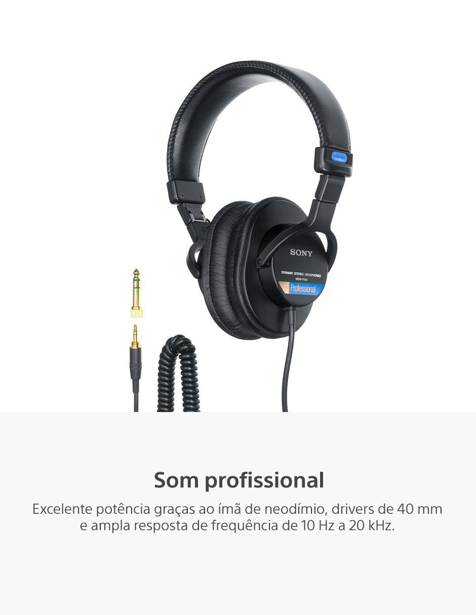 Audífonos over-ear MDR-7506 alámbricos 9