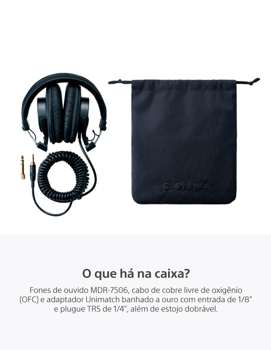 Audífonos over-ear MDR-7506 alámbricos 15