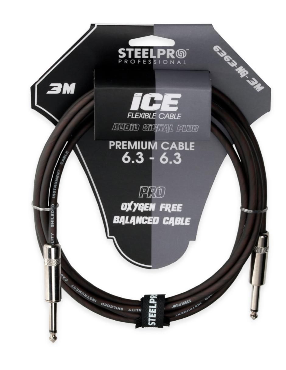 Cable auxiliar 6.35 mm a tipo auxiliar 6.35 mm de 3 m