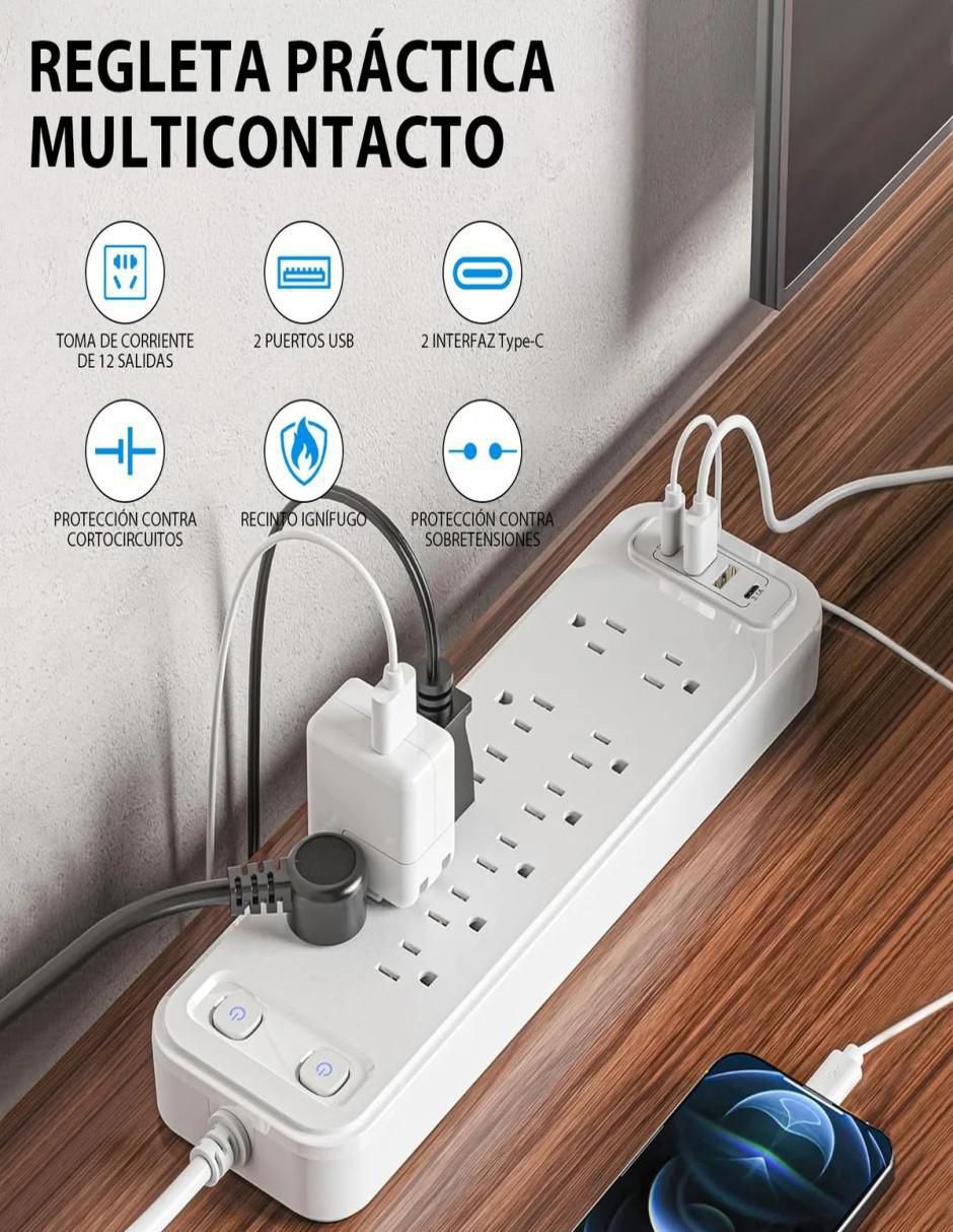 Multicontacto de 12 contactos 2