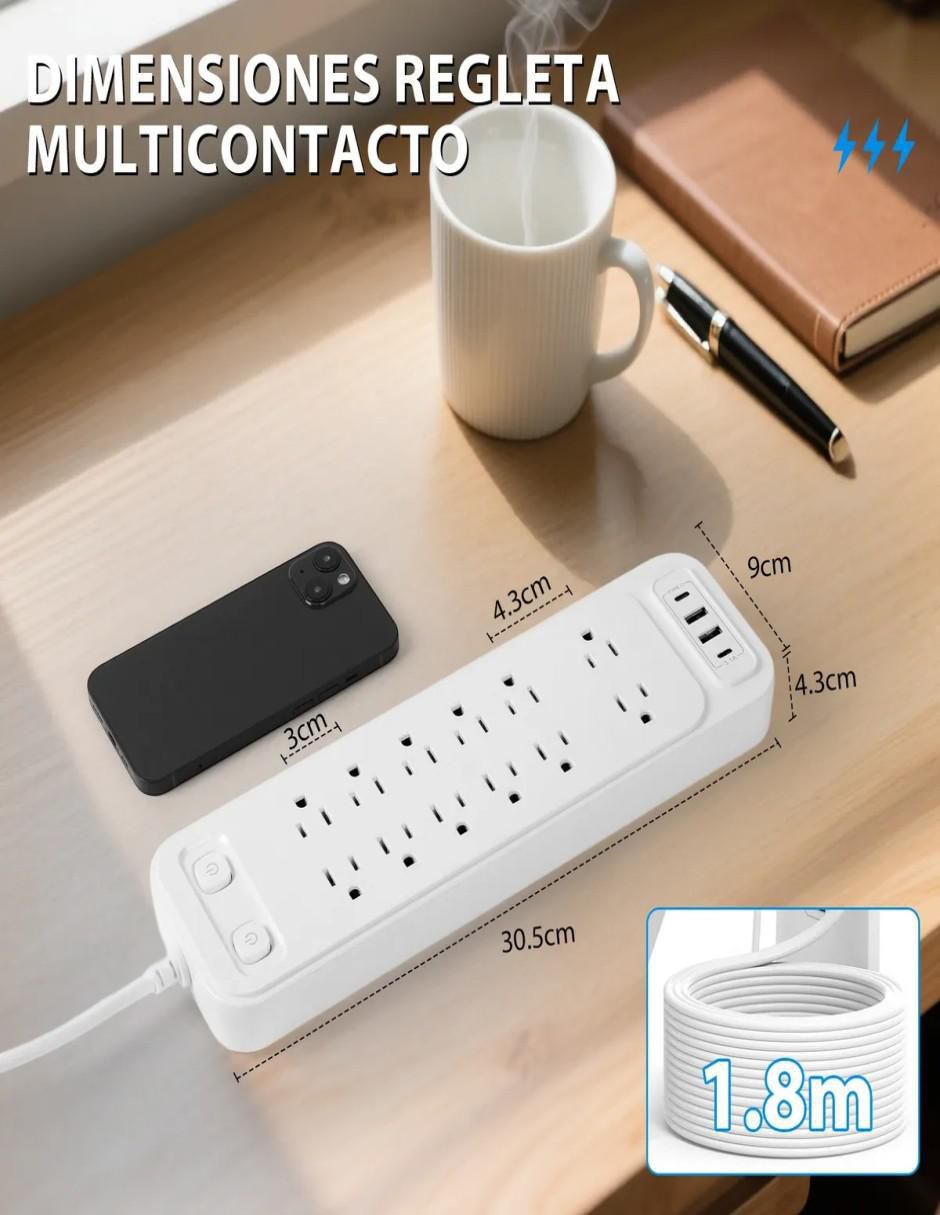Multicontacto de 12 contactos 6