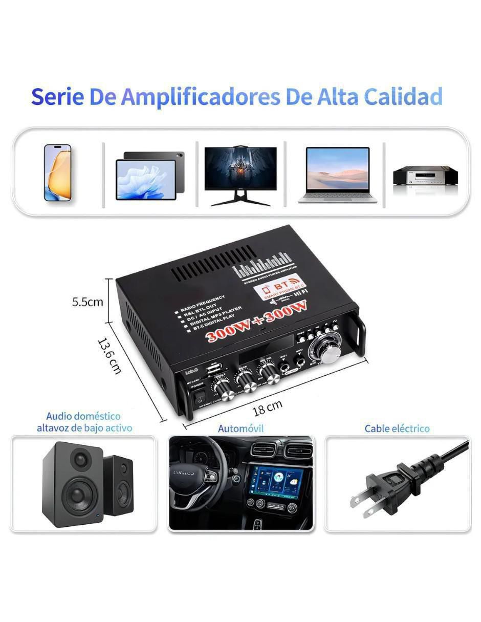 Amplificador estéreo de 127 V 5