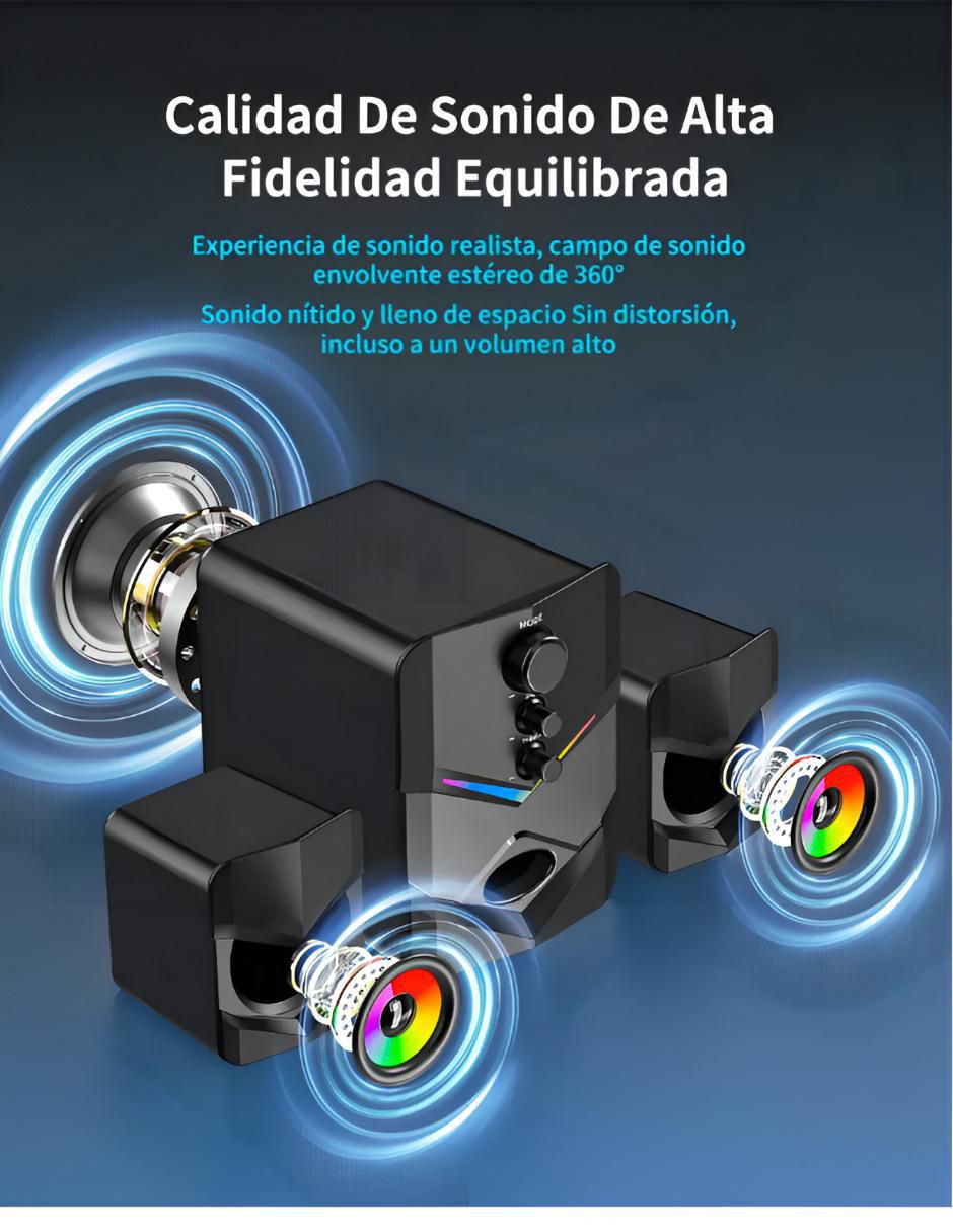 Set de bocinas bluetooth 2