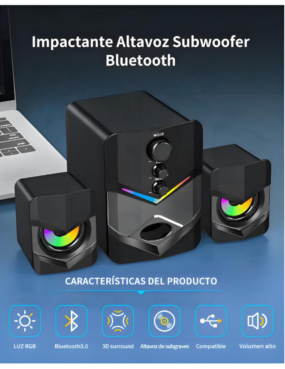 Set de bocinas bluetooth 3