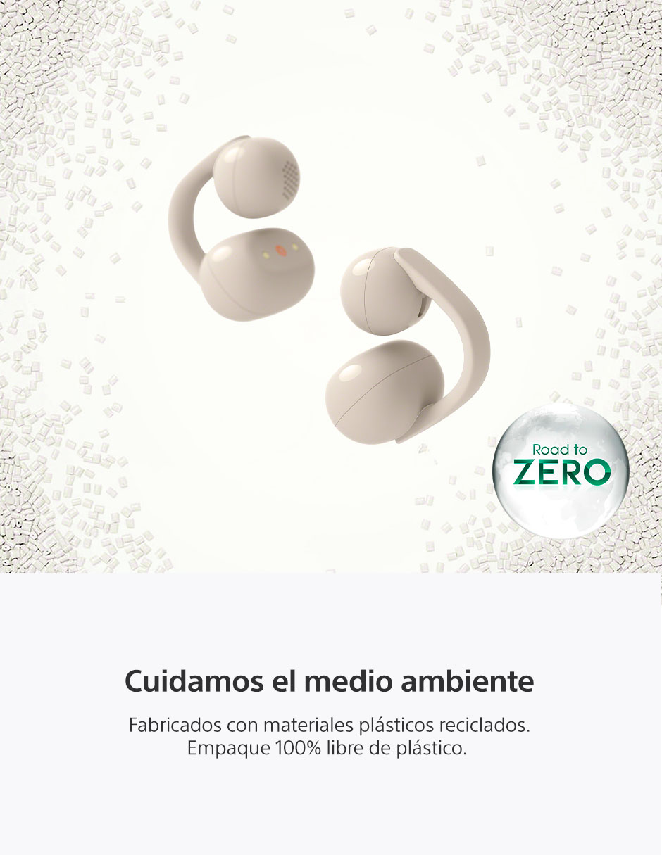 AUDÍFONOS IN-EAR SONY WF-LC900, BEIGE
