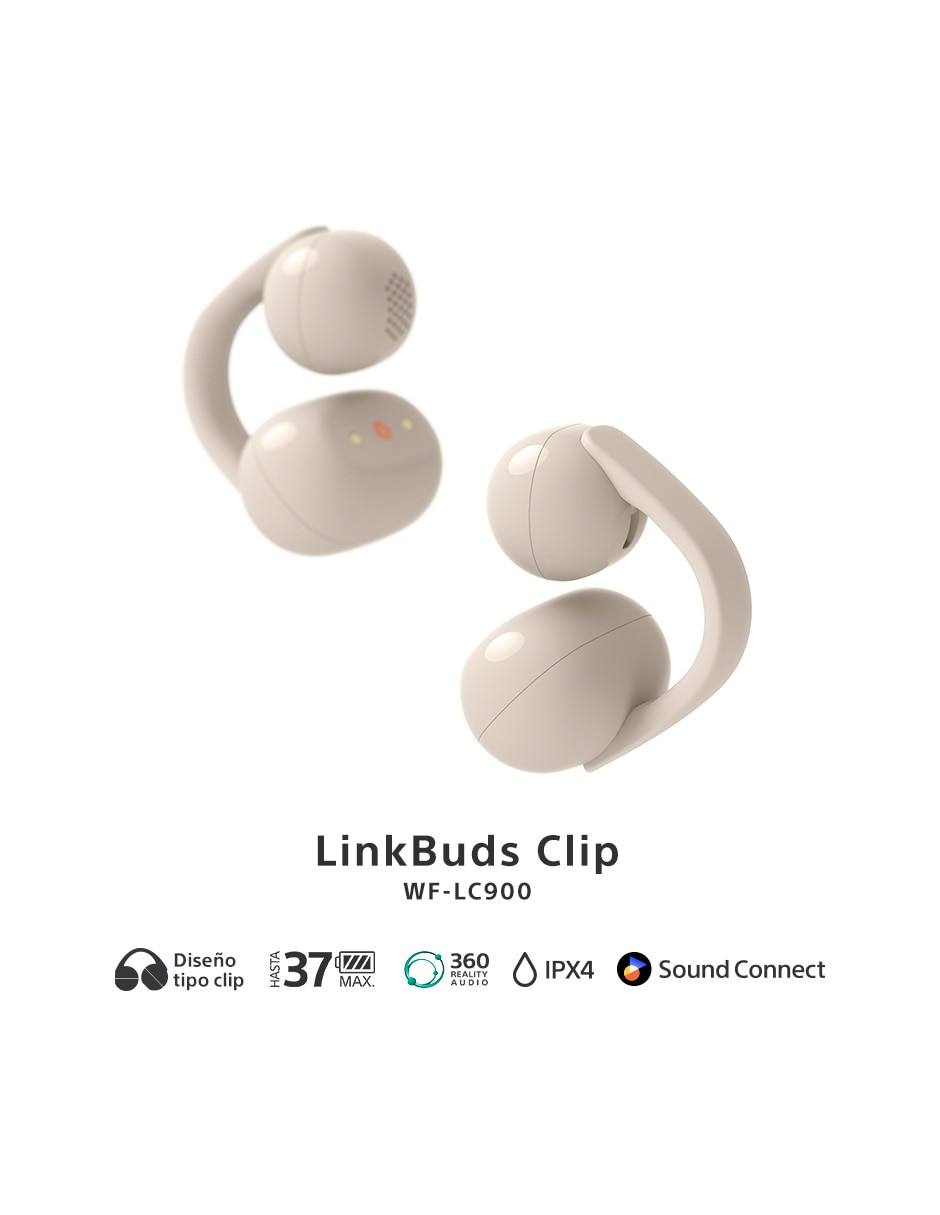 AUDÍFONOS IN-EAR SONY WF-LC900, BEIGE