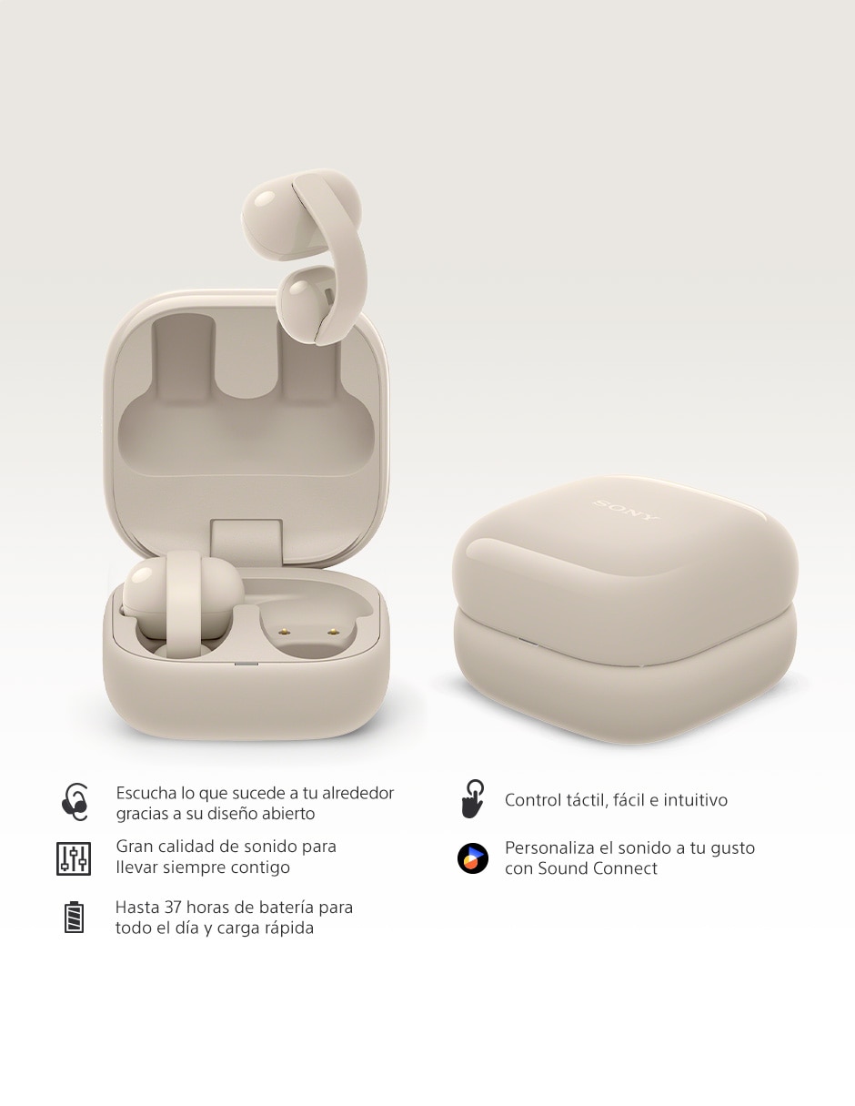 AUDÍFONOS IN-EAR SONY WF-LC900, BEIGE