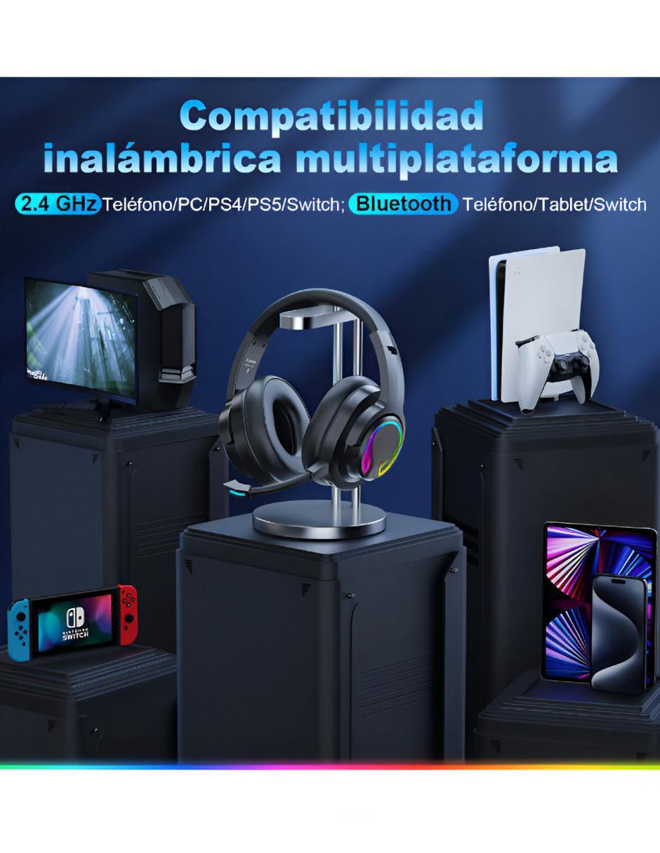 Audífonos Over-Ear inalámbricos con cancelación de ruido 3
