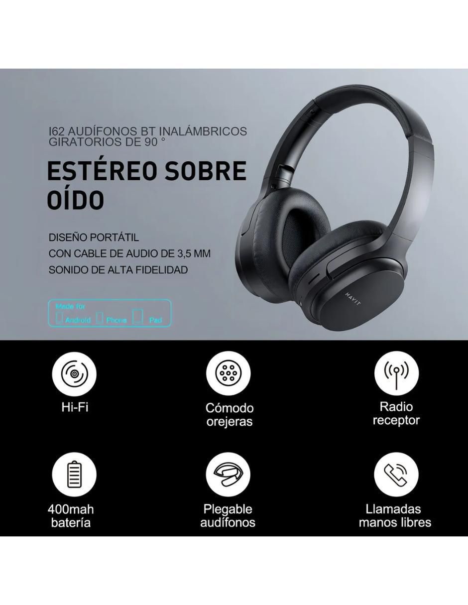 Audífonos Over-Ear I62 inalámbrica 3