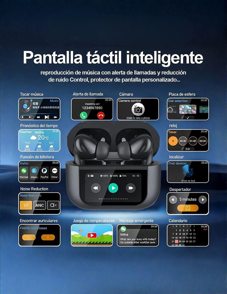 Audífonos In-Ear Future Pod inalámbrica con cancelación de ruido 6