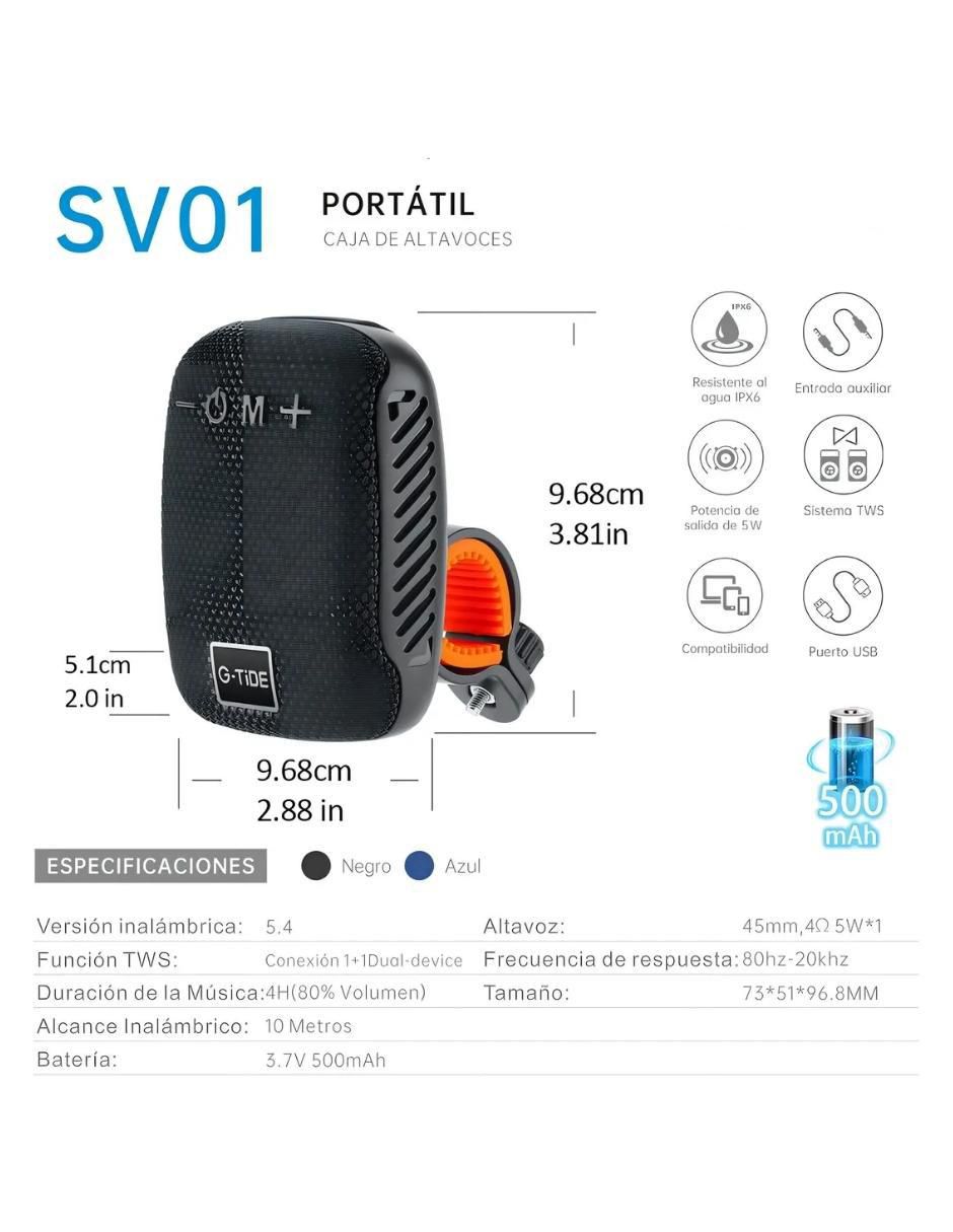 Bocina gtide sv01 bluetooth no aplica