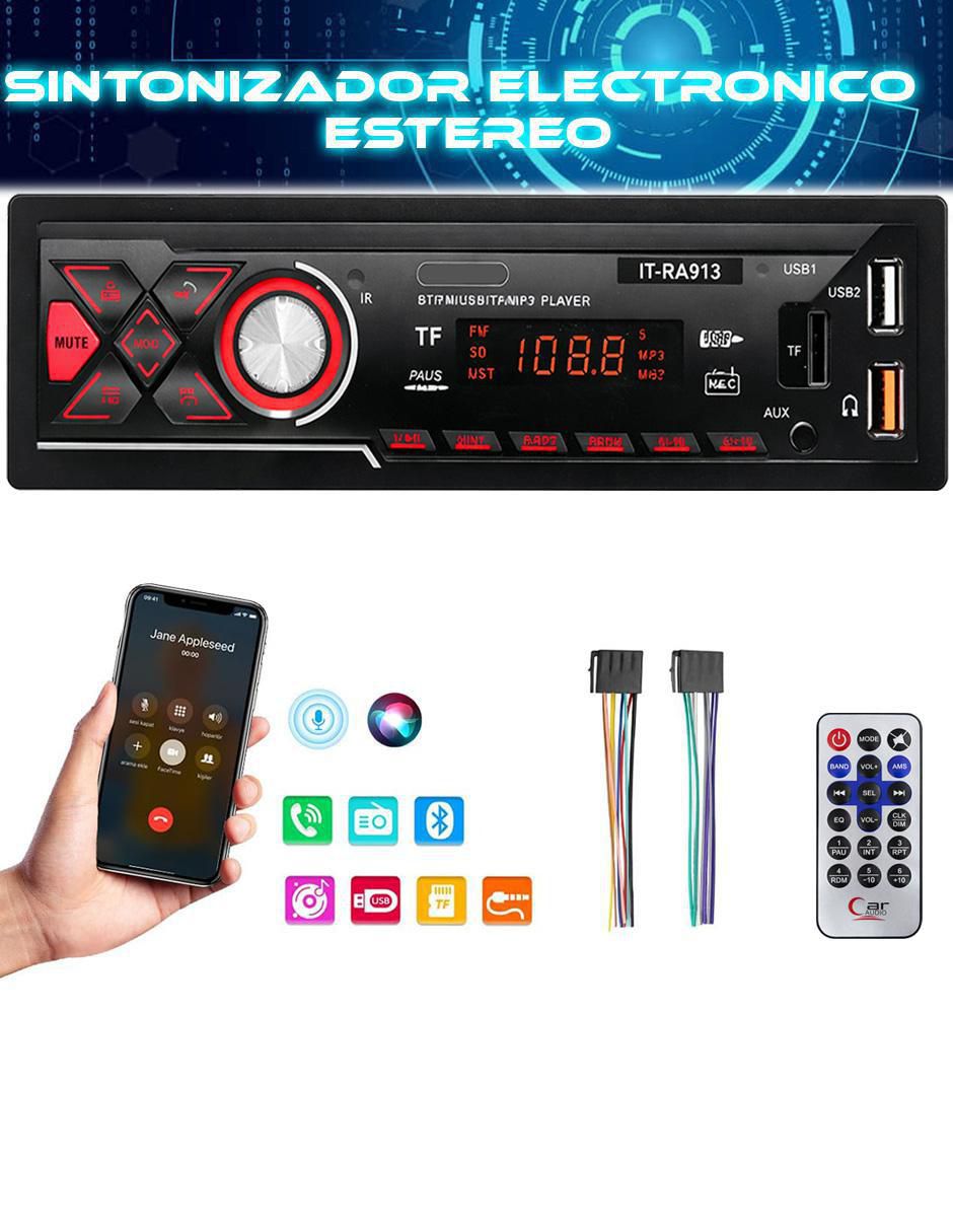 Autoestéreo un din Subwoofer RA913 2