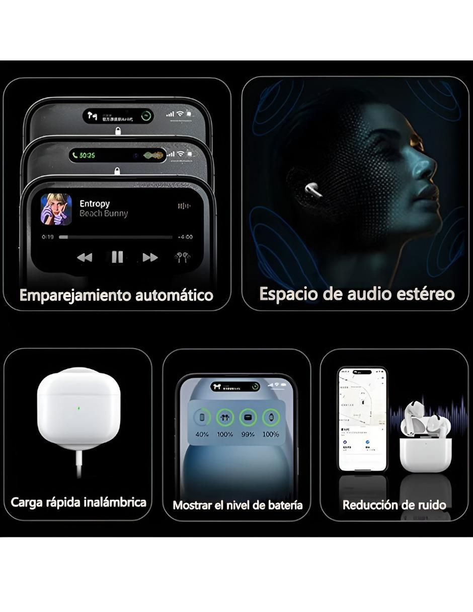Audífonos in-ear Xtllar11636 inalámbricos con cancelación de ruido 3