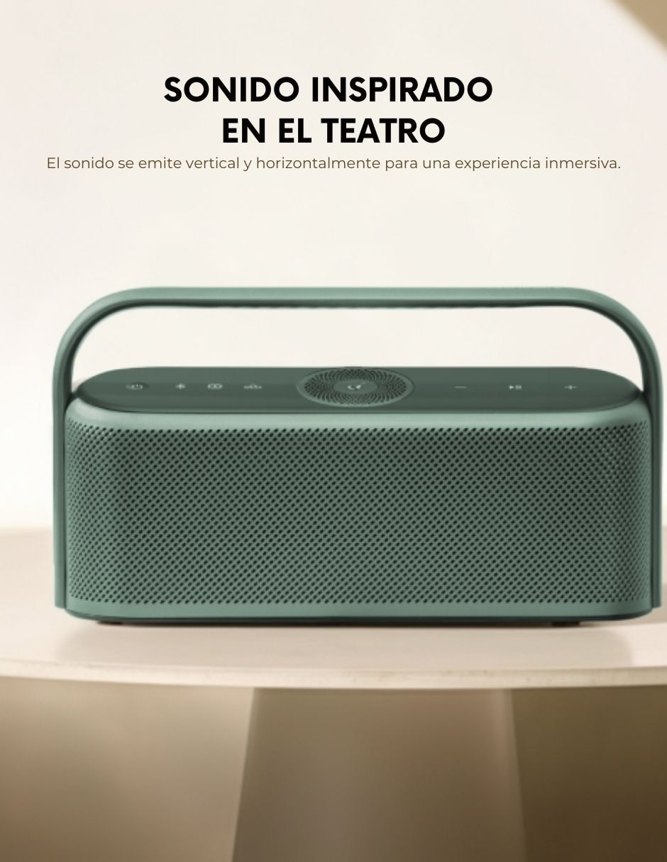 Bocina portátil Motion X600 bluetooth inalámbrica 6