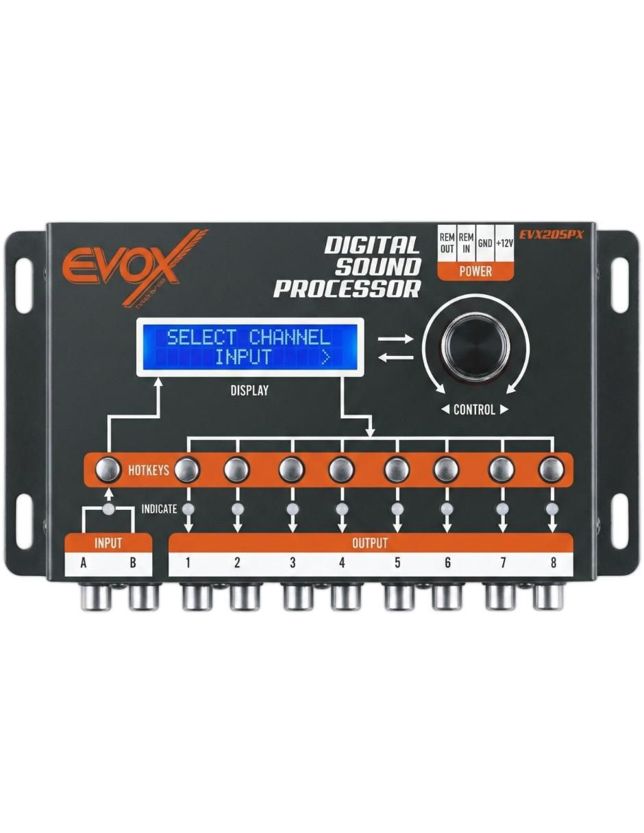Preamplificador EVX2DSPX de 6 V 2