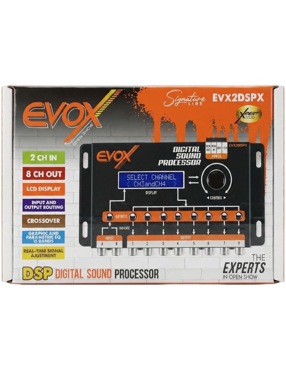 Preamplificador EVX2DSPX de 6 V 4