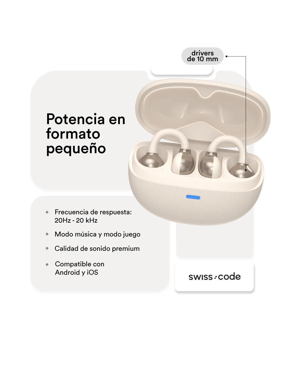 Audífonos on-ear swiss code nua clip inalámbrica "con (si aplica)" no no aplica