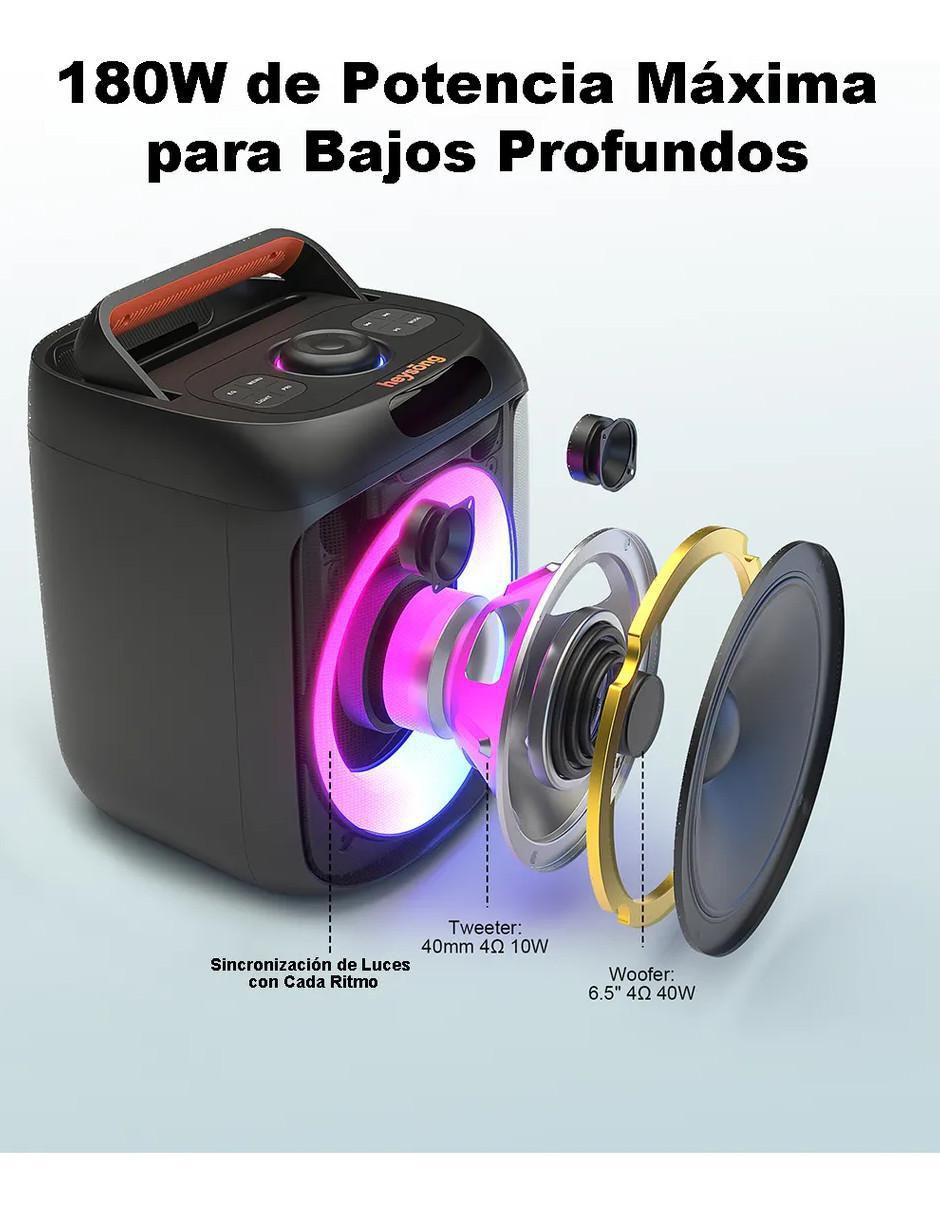 Bocina recargable Cosmo bluetooth 6